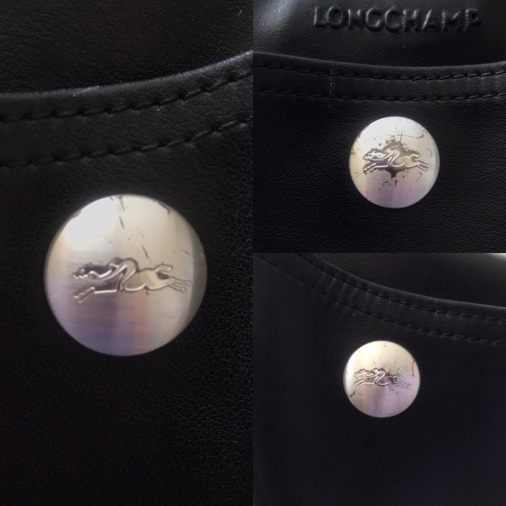 LONGCHAMP Leather Shoulder Bag EUC! - Picture 11 of 12